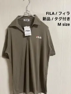 新品　未使用　タグ付き　FILA フィラ　ポロシャツ　胸ロゴ