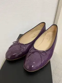 最終価格 CHANEL バレリーナ バレエシューズ フラットパンプス 24.5