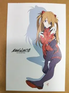 新品未使用 エヴァンゲリオン 惣流・アスカ・ラングレー イラストカード