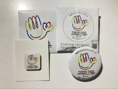 東京2025デフリンピック バッジ 2個セット