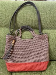 『美品』網ショルダーバック