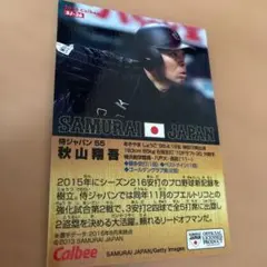 2016 カルビー 秋山翔吾 トレーディングカード