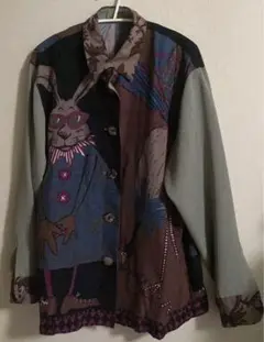 アルベロベロ レディースシャツ 長袖 動物柄 柄シャツ