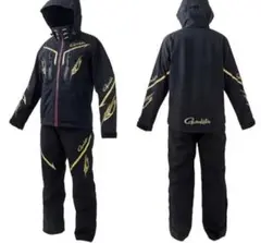 がまかつ フィッシングレインスーツ ブラック Lサイズ GM-3658