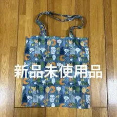 エコバッグ 多色パターン ポケット付きコンパクト収納