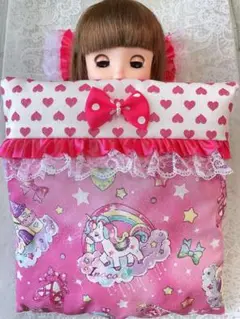メルちゃん ソランちゃん ネネちゃん 布団 セット ユニコーン ピンク ①