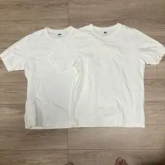UNIQLO U ホワイト Tシャツ Lサイズ 2枚セット