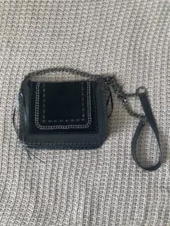 【来週迄セール価格！】 ZARA スエード　フェイクレザー　バッグ　ブラック