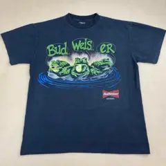 Budweiser Tシャツ カエル ビール グッドフェード シングルステッチ