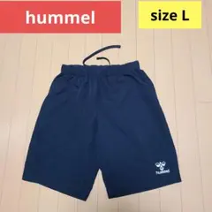 hummel ヒュンメル メンズ ハーフパンツ　L　ネイビー　サッカー