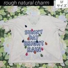 【値下げOK】rougho natural charm Tシャツ M ベージュ