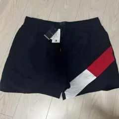 TOMMY HILFIGER スリムフィット水着 XL ネイビー