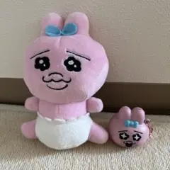 おぱんちゅうさぎ　キーホルダー　ぬいぐるみ