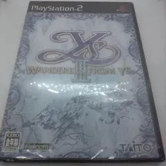 新品未開封　PS2 イースⅢ　ワンダラーズフロムイース