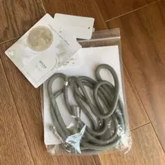 【新品未使用】tal. by yumi. スマホショルダーストラップ グレー