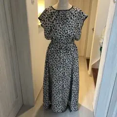 半袖ロングワンピース