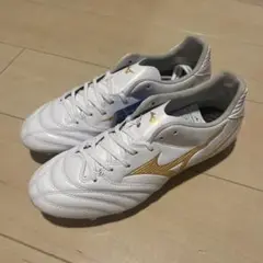 ミズノ モナルシーダ NEO 2 SW ホワイト×ゴールド 25.5cm