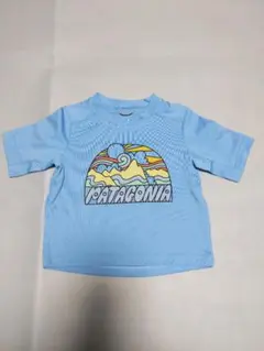 水遊びにも！Patagonia 水色 半袖Tシャツ 12-18ヶ月