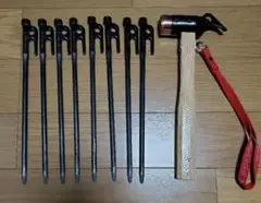 スノーピーク ペグハンマー ソリッドステーク30 8本