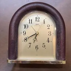 【動作確認済】SEIKO EMBLEM 置き時計　目覚まし時計　アンティーク