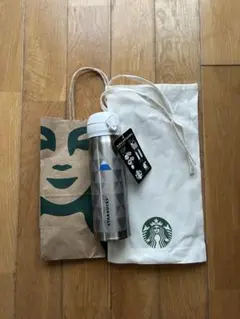 スターバックス　ハンディステンレスボトル 富士山 ホリデートートバッグセット ハンディーステンレスボトル富士山 500ml|ボトル|bottle