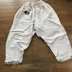 リネン　もんぺ　ハンドメイド