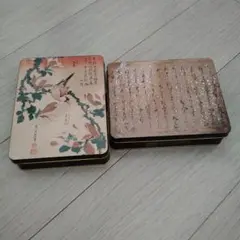 値下げ！空き缶 東京国立博物館　2個セット　文鳥　空缶