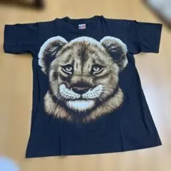 ライオンM 黒　Tシャツ90年代 USA製 Made At The Beach