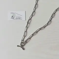 No.446　necklace∴Toggle Clasp ovalchain