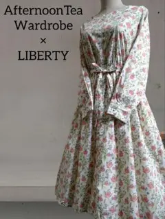 アフタヌーンティーワードローブ×LIBERTY ワンピース