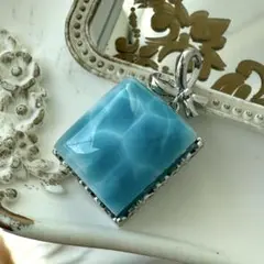 極美ラリマー✨️オリジナルデザイン①✨️ペンダントトップ✨️