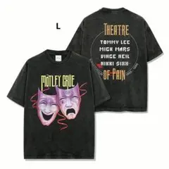 モトリー クルー シアター オブ ペイン ヴィンテージ加工 半袖 Tシャツ L