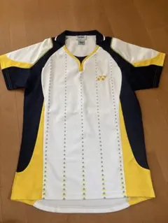 YONEX バドミントンウェア Sサイズ ホワイト/ネイビー