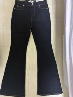 AZUL by moussy ブーツカット　未使用 L デニム ダークブルー