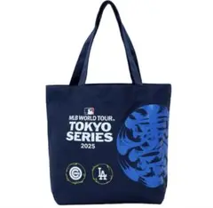 MLB開幕戦 ドジャース対カブス トートバッグ ネイビー　新品未開封