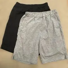 ユニクロ　ウルトラストレッチアクティブショートパンツ150 2枚セット
