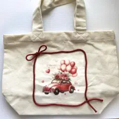 トートバッグ　エコバッグ　デコパージュ　ハンドメイド