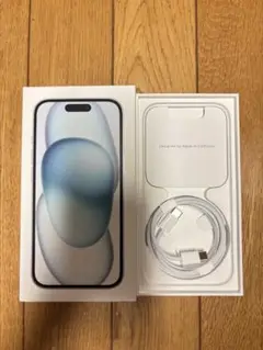 iPhone15 空箱 純正ケーブル、SIMピンあり