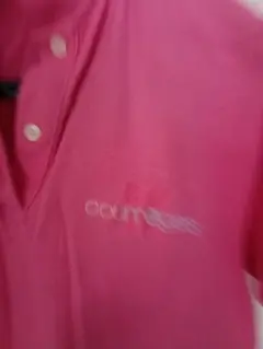 【美品】courreges ピンク ポロシャツ M
