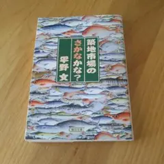 築地市場のさかなかな?　平野文　　魚拓　中西泛祥　尾上辰之助　魚料理　魚河岸