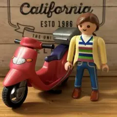 プレイモービル PLAYMOBIL スクーター乗りの女性