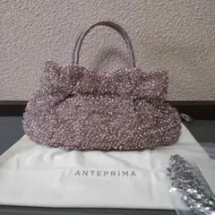 【レアバッグ】◇ANTEPLMA◇ピンクグリッターハンドバッグ