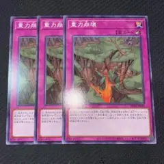 遊戯王 重力崩壊 ノーマル 3枚 日本語版