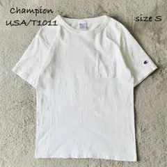 希少★USA製★チャンピオンT1011 ベビーウェイト Tシャツ ホワイト S