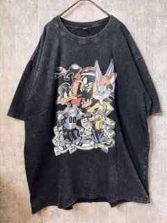 【新品】ヴィンテージ風　ルーニーテューンズ　プリントTシャツ