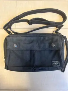 PORTER ブラック ショルダーバッグ