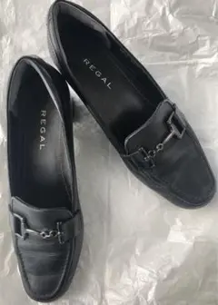 REGAL リーガル ローファー パンプス 黒 22.5cm
