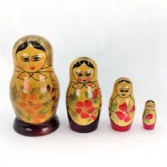 木製 マトリョーシカ 置物 インテリア ロシア