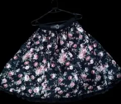 axes femme バラ柄スカート　アクシーズファム