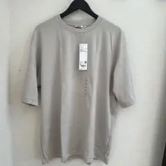 ユニクロ エアリズム コットンオーバーサイズ Tシャツ 5分袖